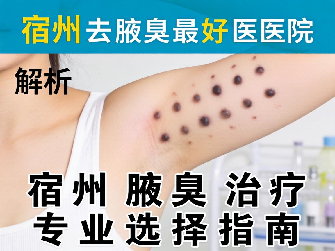 宿州去腋臭最好医院解析，宿州腋臭治疗专业选择指南