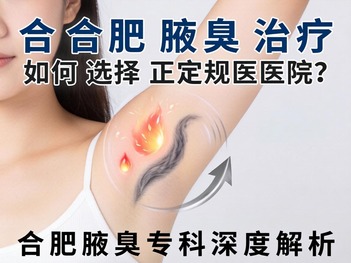 合肥腋臭治疗如何选择正规医院？合肥腋臭专科深度解析