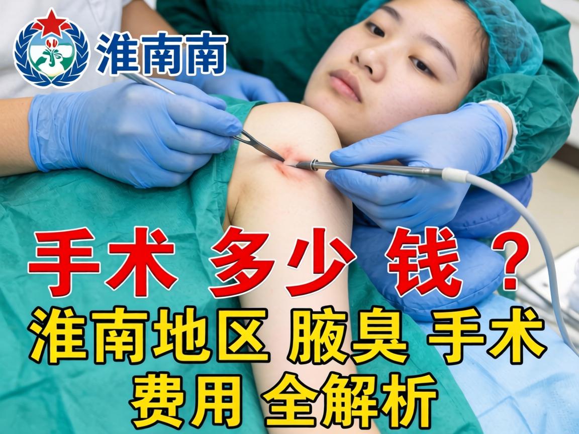 淮南腋臭手术多少钱？淮南地区腋臭手术费用全解析