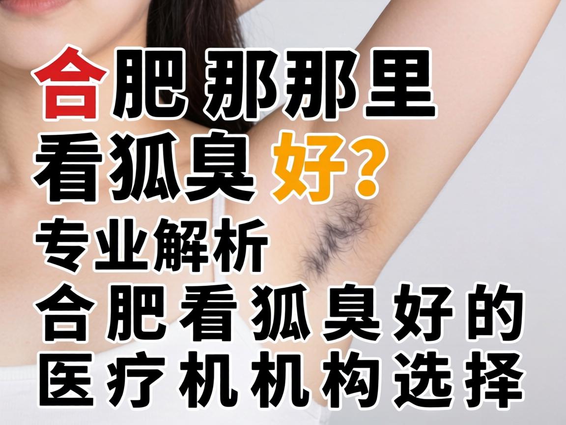 合肥那里看狐臭好？专业解析合肥看狐臭好的医疗机构选择