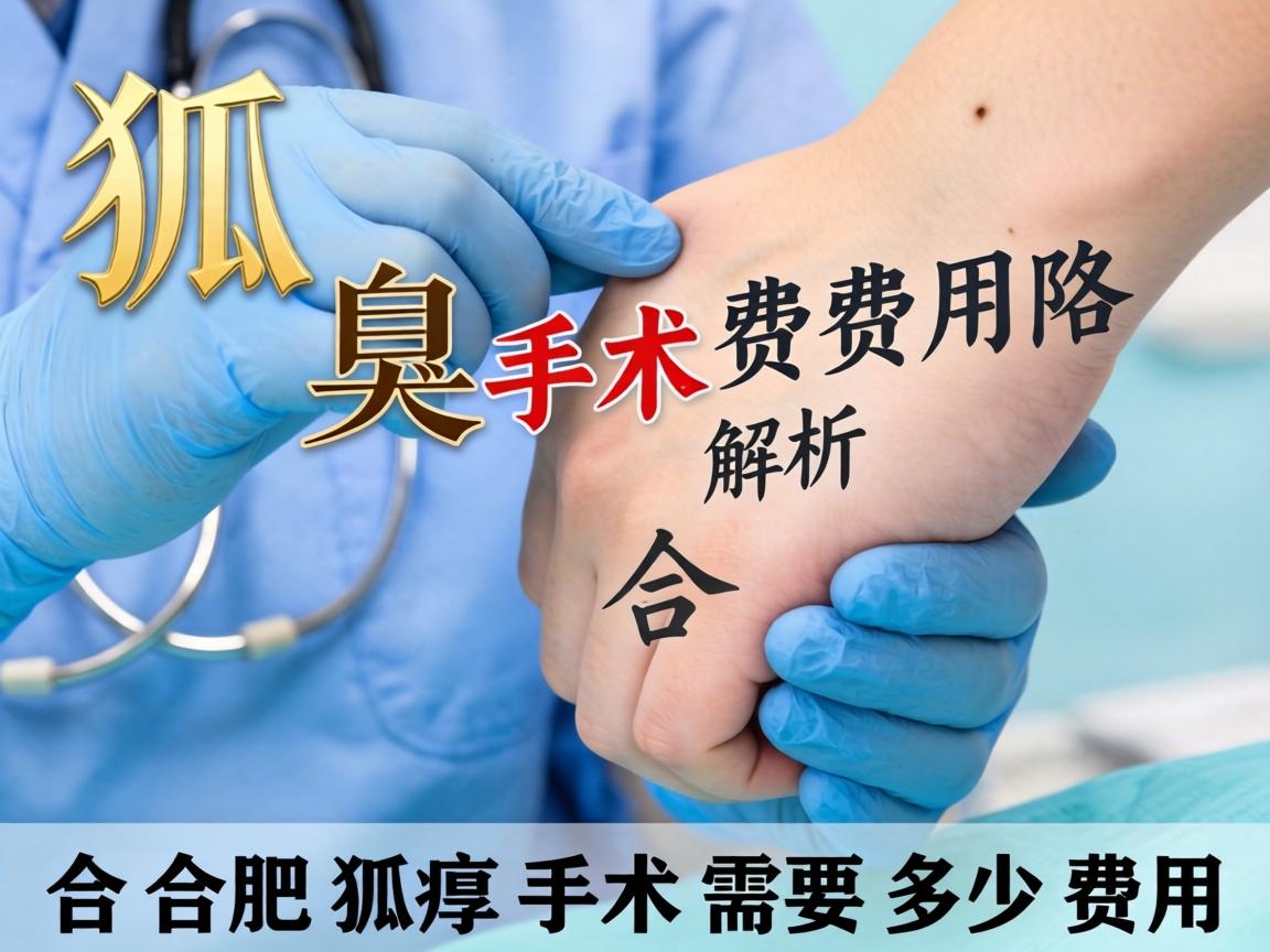 狐臭手术费用解析，合肥狐臭手术需要多少费用