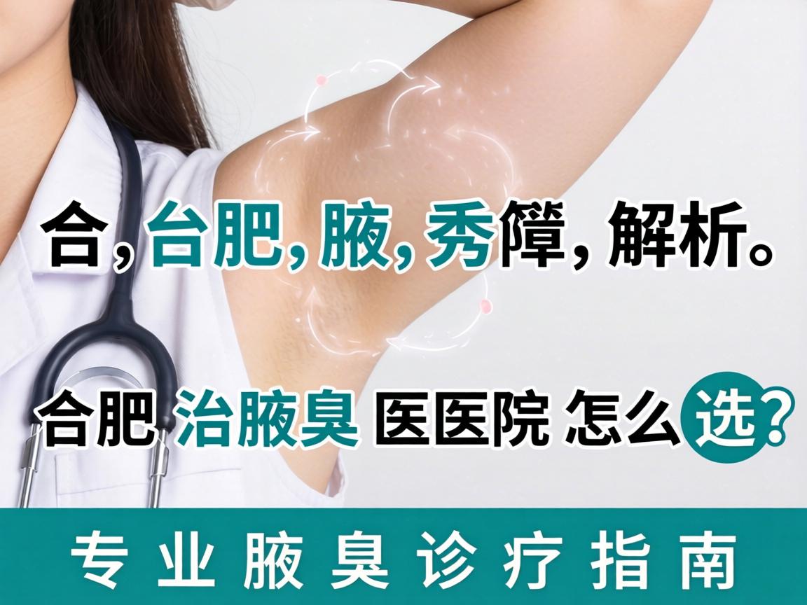 合肥腋秀解析，合肥治腋臭医院怎么选？专业腋臭诊疗指南