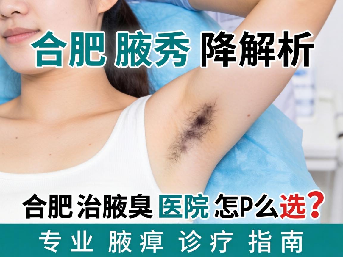 合肥腋秀解析，合肥治腋臭医院怎么选？专业腋臭诊疗指南