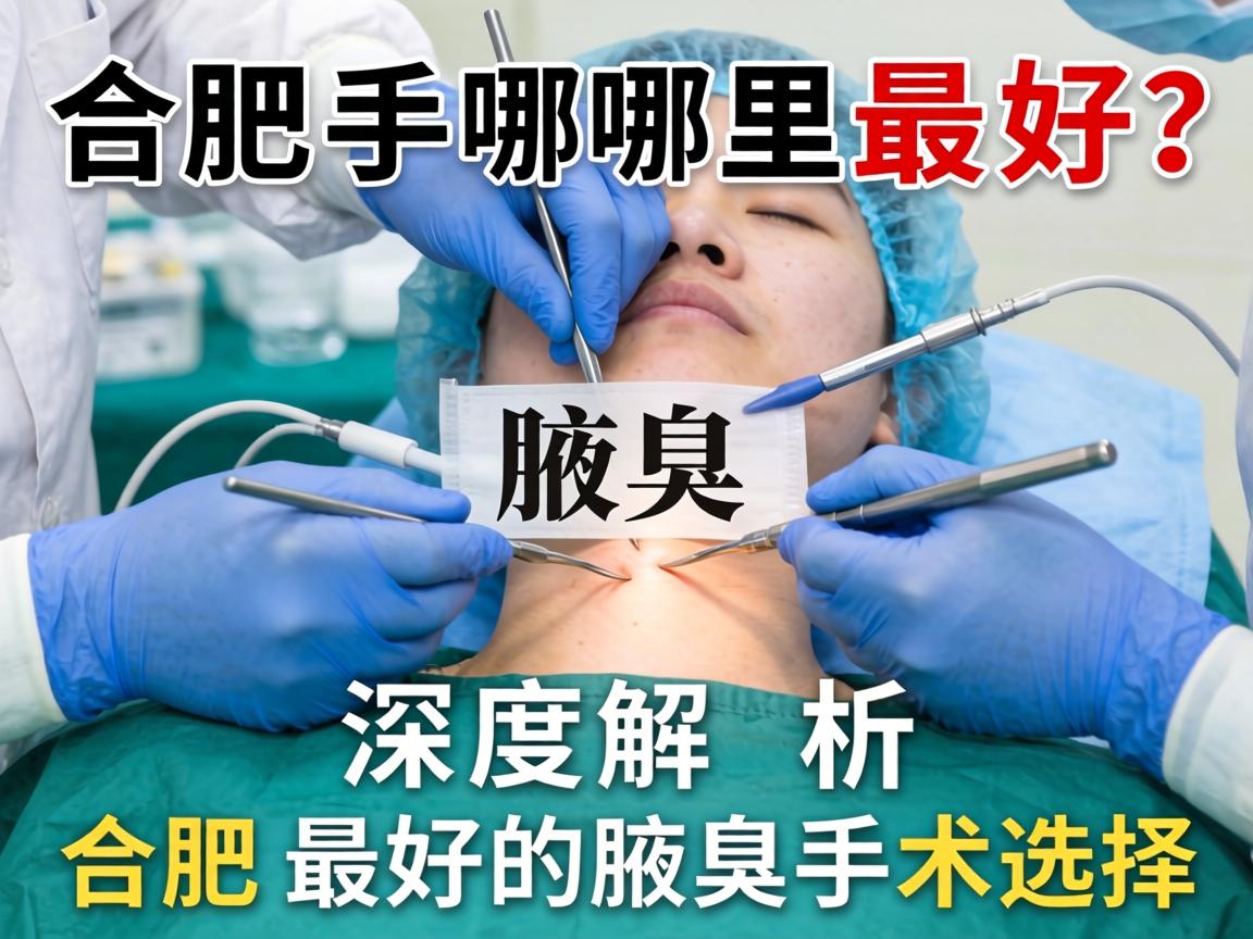 合肥腋臭手术哪里最好？深度解析合肥最好的腋臭手术选择