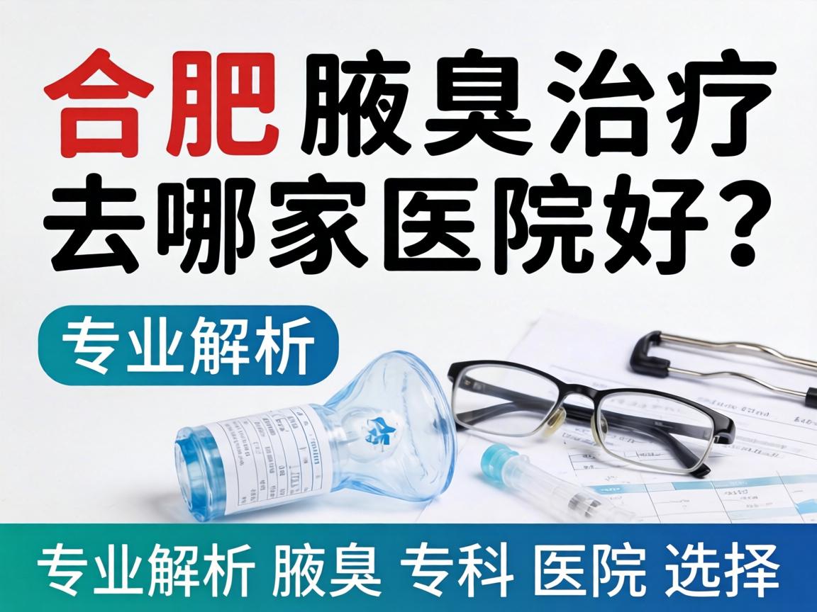 合肥腋臭治疗去哪家医院好？专业解析腋臭专科医院选择