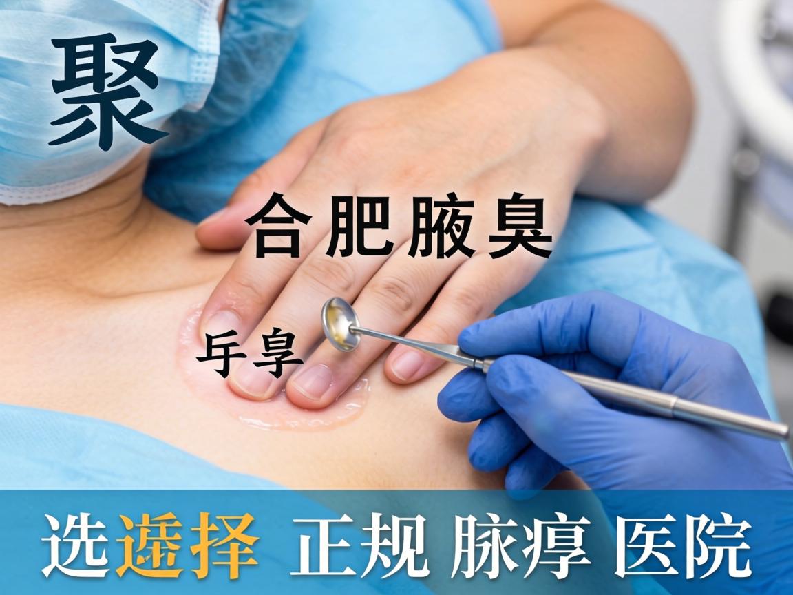 聚焦合肥腋臭手术，如何选择正规腋臭医院