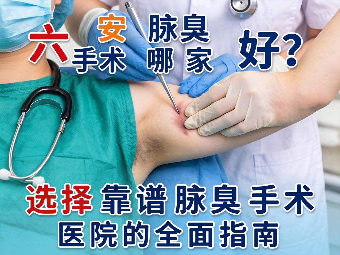 六安腋臭手术哪家好？选择靠谱腋臭手术医院的全面指南