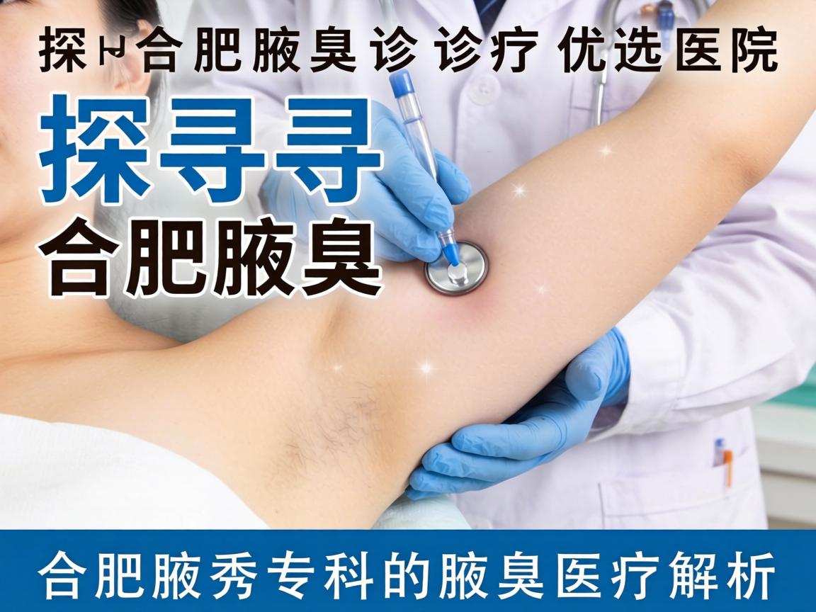 探寻合肥腋臭诊疗优选医院，合肥腋秀专科的腋臭医疗解析