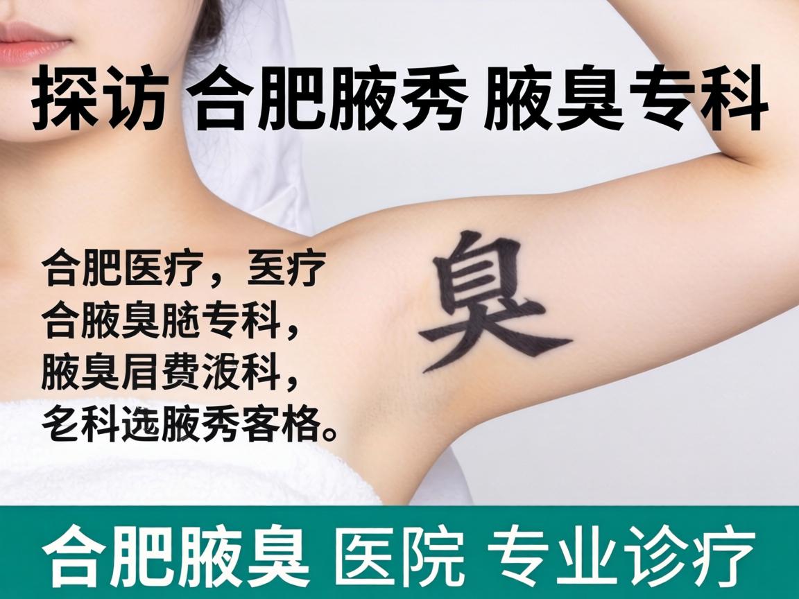 探访合肥腋秀腋臭专科，详解合肥腋臭医院专业诊疗