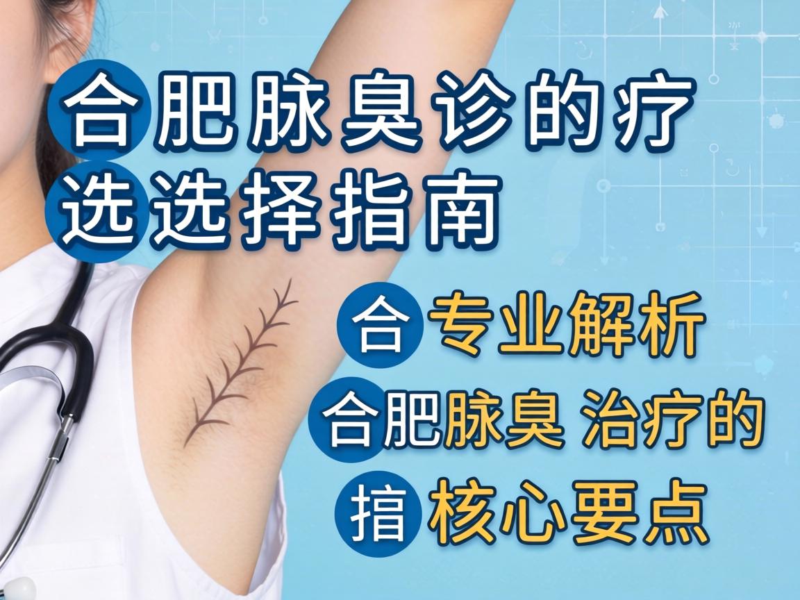 合肥腋臭诊疗选择指南，专业解析合肥腋臭治疗的核心要点