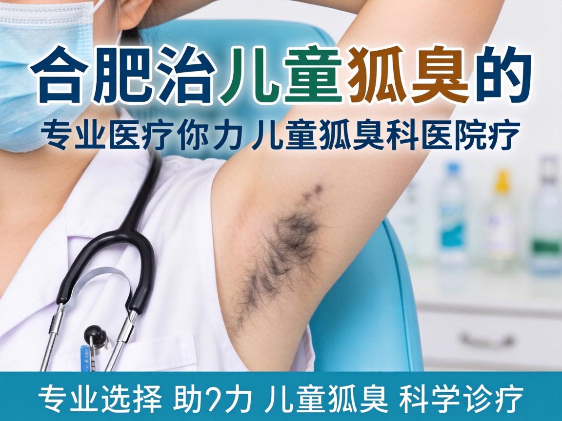 合肥治儿童狐臭的医院，专业选择助力儿童狐臭科学诊疗