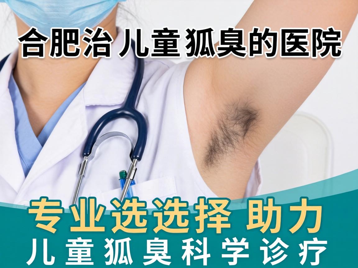 合肥治儿童狐臭的医院，专业选择助力儿童狐臭科学诊疗