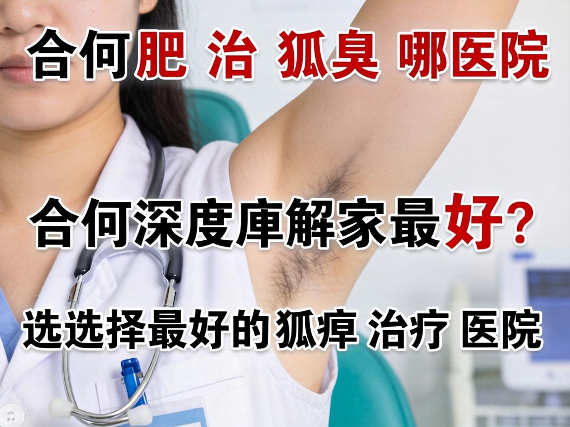 合肥治狐臭医院哪家最好？深度解析如何选择最好的狐臭治疗医院