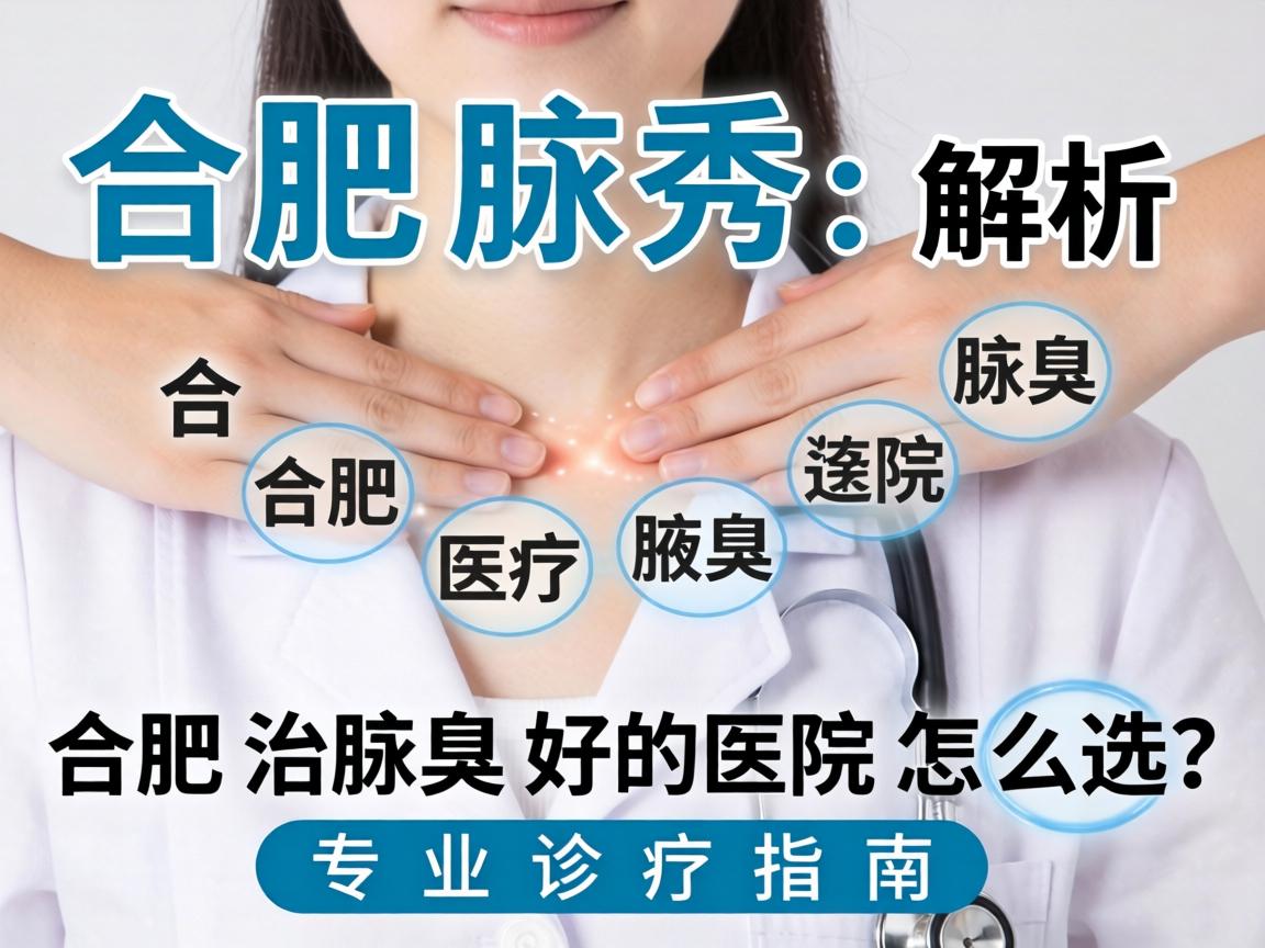 合肥腋秀解析，合肥治腋臭好的医院怎么选？专业诊疗指南