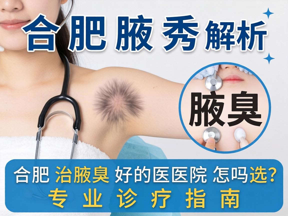 合肥腋秀解析，合肥治腋臭好的医院怎么选？专业诊疗指南