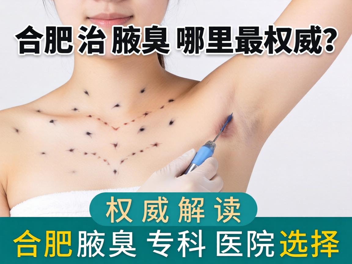 合肥治腋臭哪里最权威？权威解读合肥腋臭专科医院选择