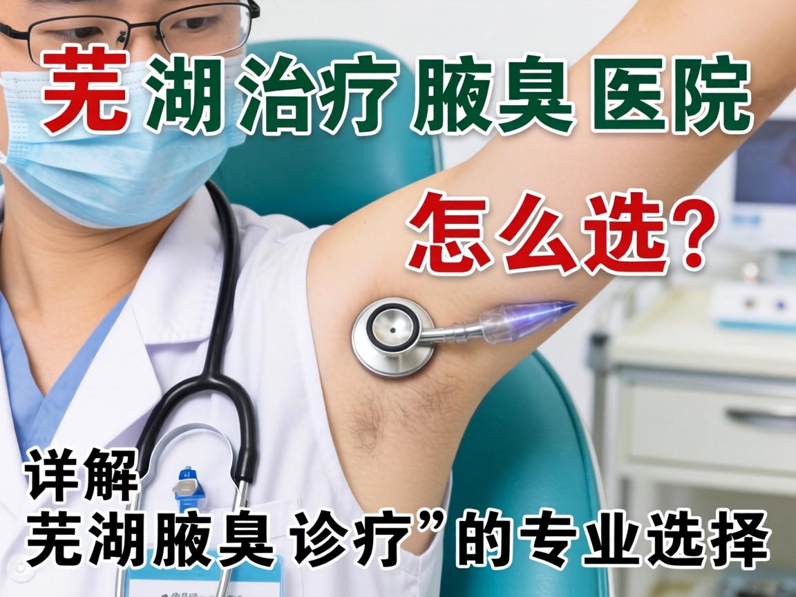 芜湖治疗腋臭医院怎么选？详解芜湖腋臭诊疗的专业选择