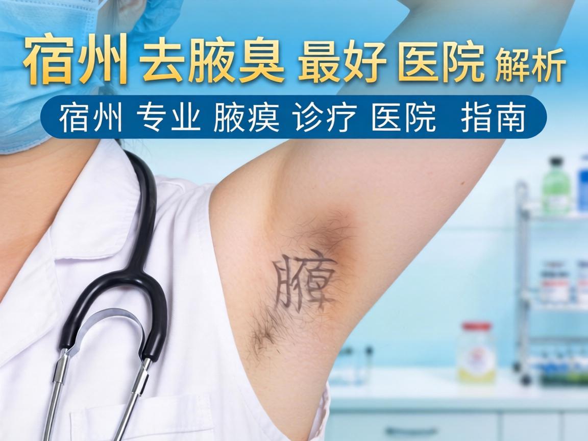 宿州去腋臭最好医院解析，宿州专业腋臭诊疗医院指南