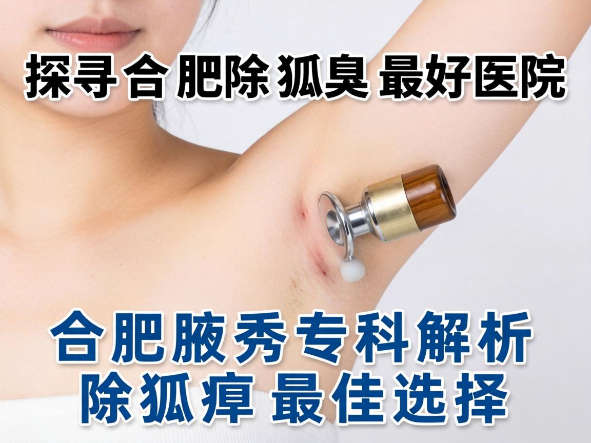 探寻合肥除狐臭最好医院，合肥腋秀专科解析除狐臭最佳选择