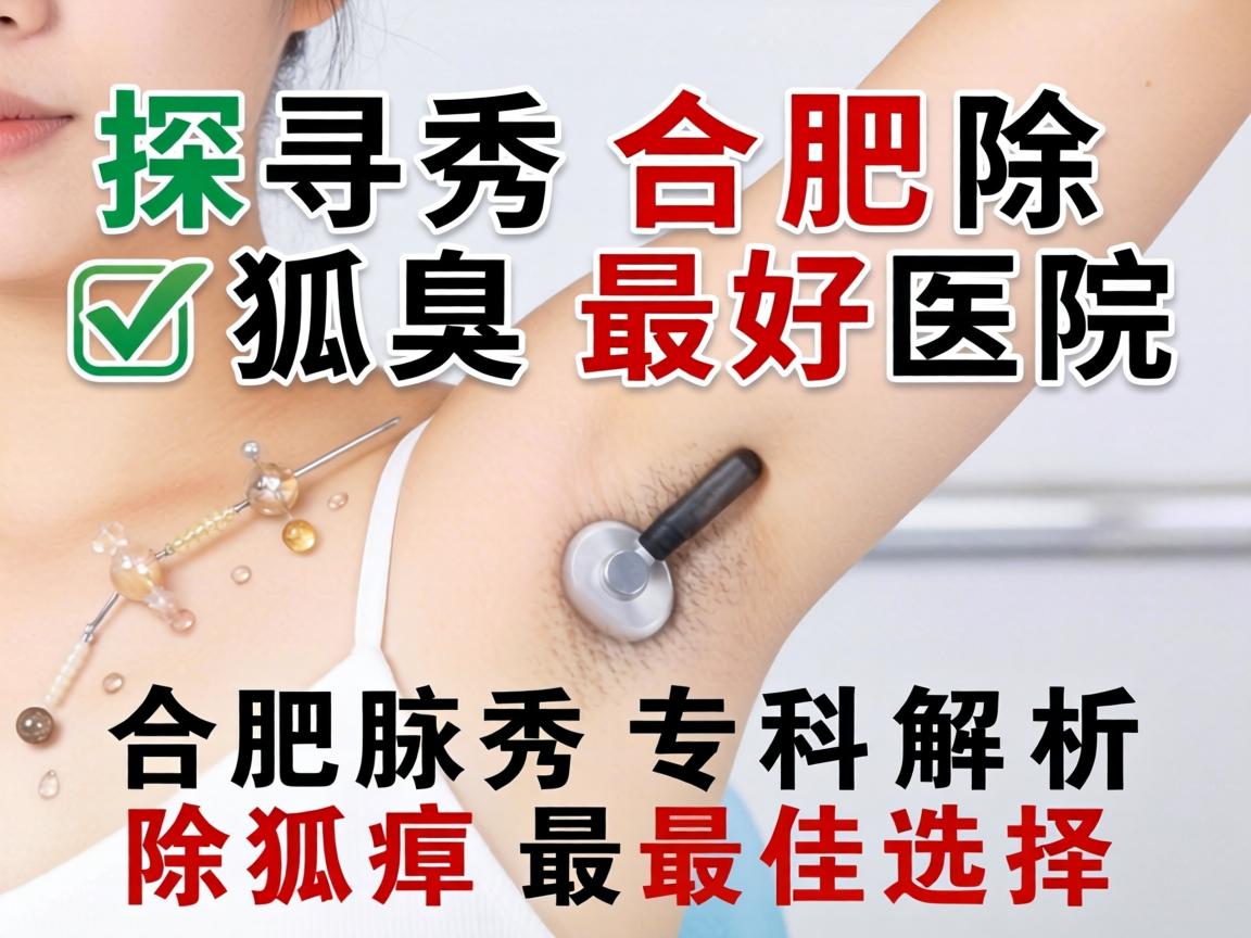 探寻合肥除狐臭最好医院，合肥腋秀专科解析除狐臭最佳选择