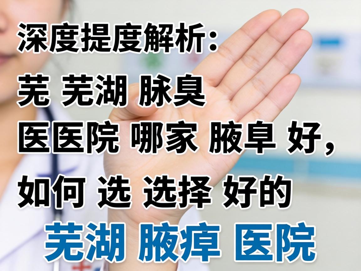 深度解析芜湖腋臭医院哪家好，如何选择好的芜湖腋臭医院