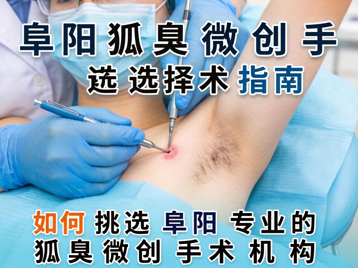阜阳狐臭微创手术选择指南，如何挑选阜阳专业的狐臭微创手术机构