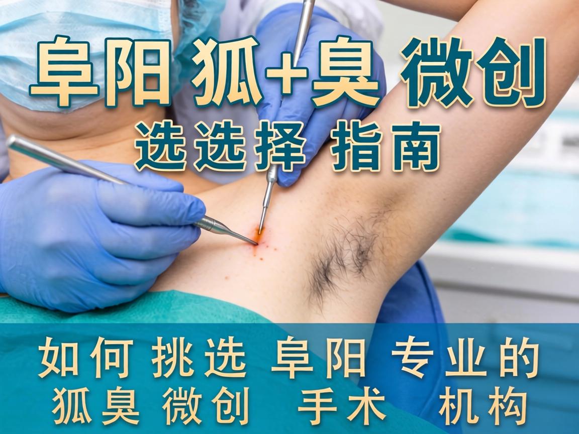 阜阳狐臭微创手术选择指南，如何挑选阜阳专业的狐臭微创手术机构