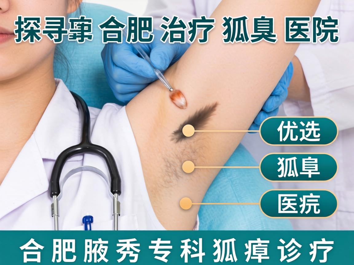 探寻合肥治疗狐臭优选医院，详解合肥腋秀专科狐臭诊疗