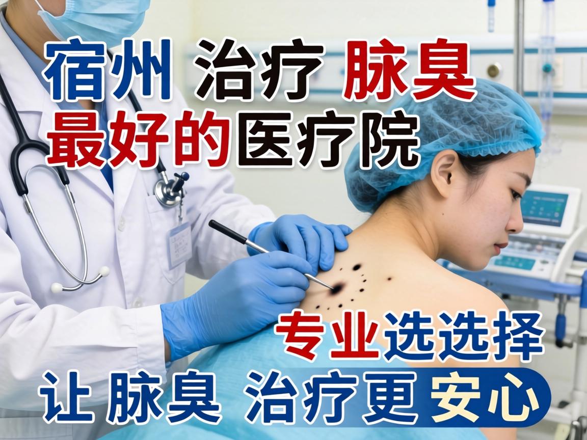 宿州治疗腋臭最好的医院，专业选择让腋臭治疗更安心