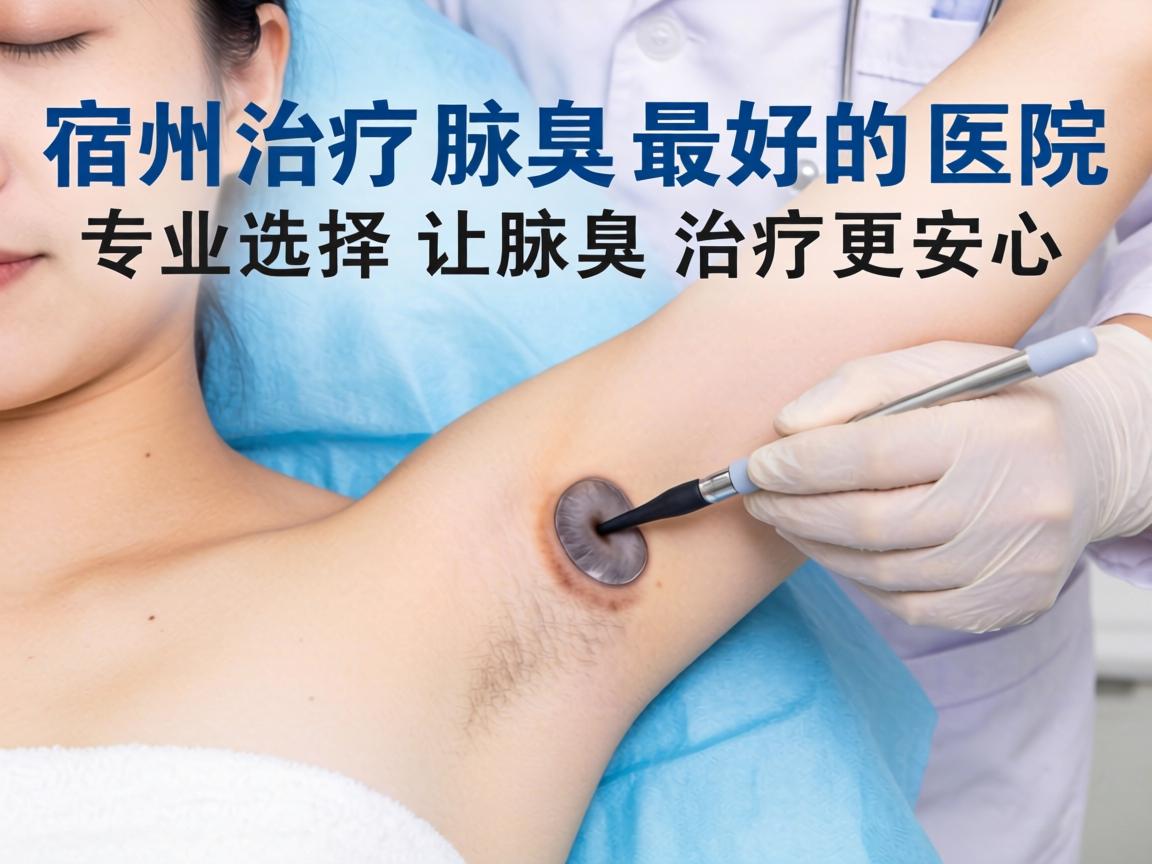 宿州治疗腋臭最好的医院，专业选择让腋臭治疗更安心