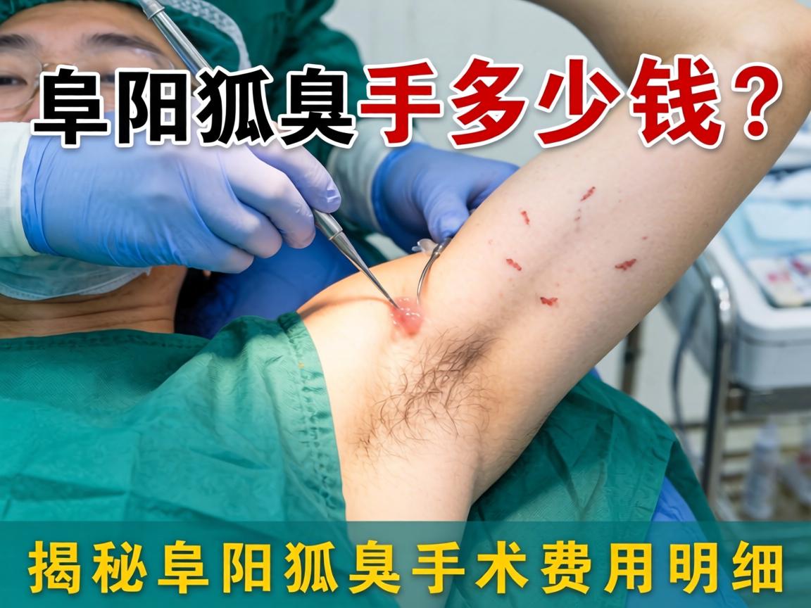 阜阳狐臭手术多少钱？揭秘阜阳狐臭手术费用明细