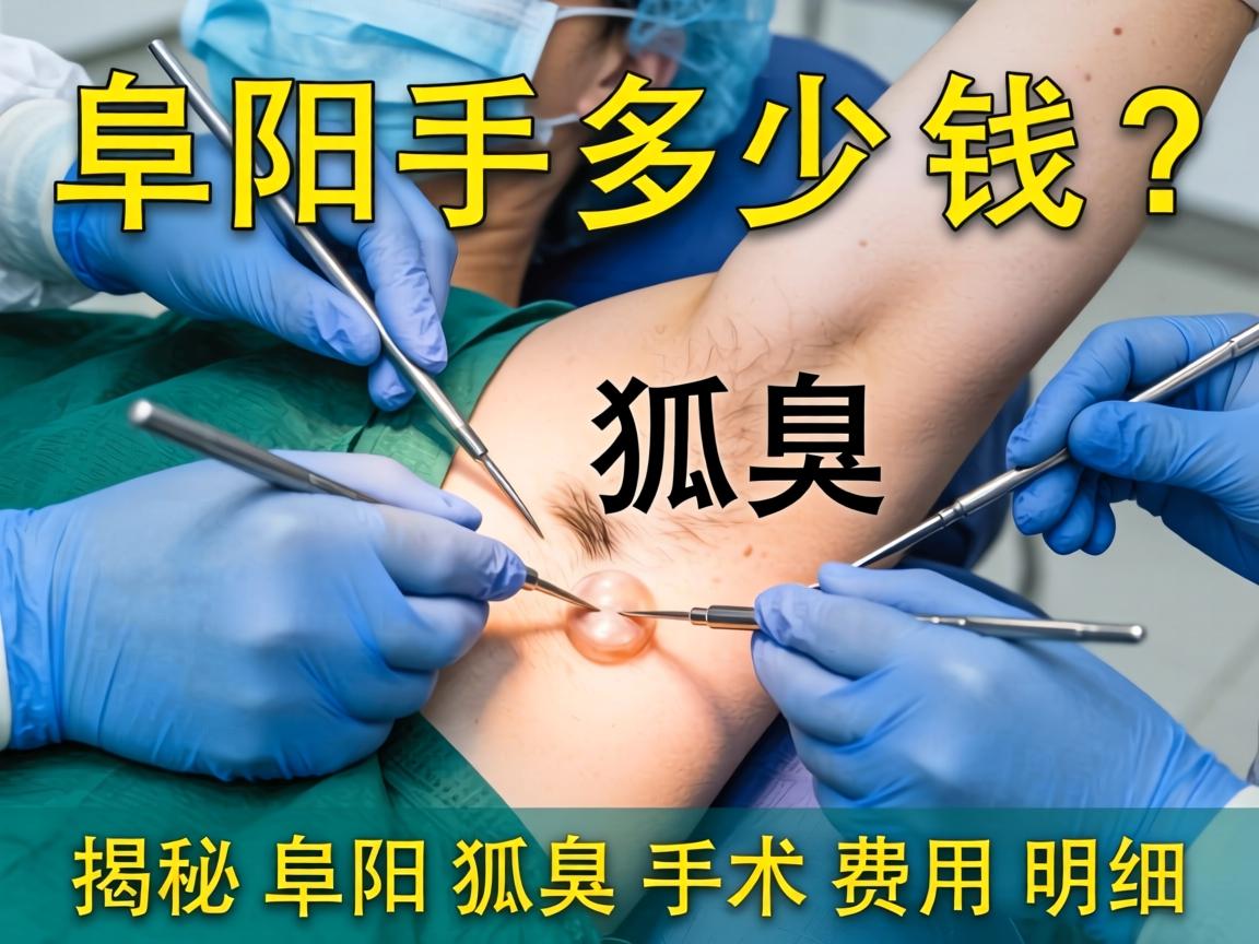 阜阳狐臭手术多少钱？揭秘阜阳狐臭手术费用明细