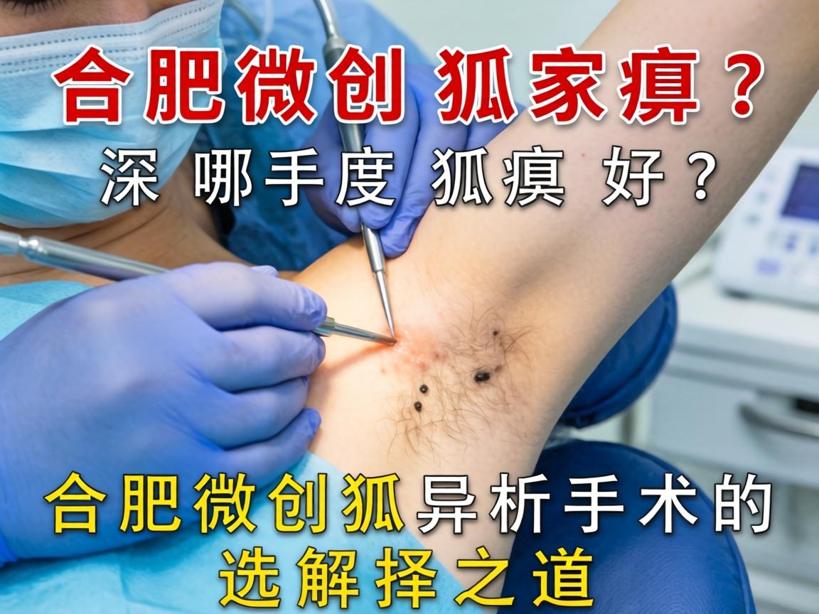 合肥微创狐臭手术哪家好？深度解析合肥微创狐臭手术的选择之道