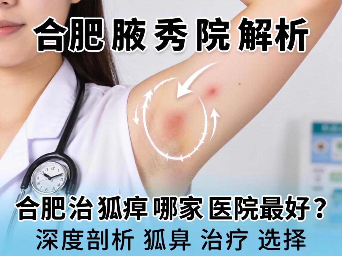 合肥腋秀解析，合肥治狐臭哪家医院最好？深度剖析狐臭治疗选择