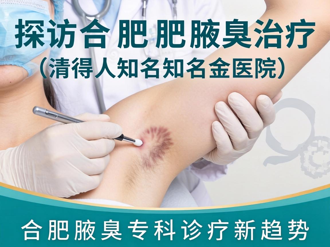 探访合肥腋臭治疗知名医院，详解合肥腋臭专科诊疗新趋势