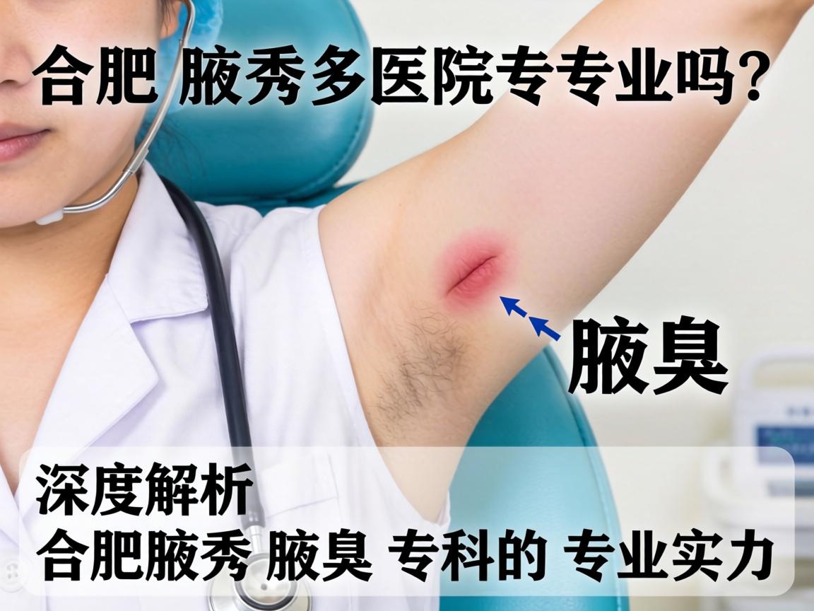 合肥腋秀医院专业吗？深度解析合肥腋秀腋臭专科的专业实力