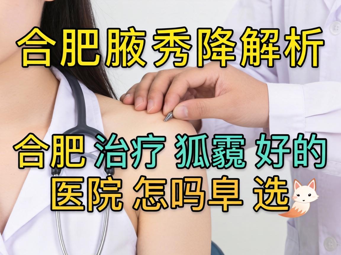 合肥腋秀解析，合肥治疗狐臭好的医院怎么选