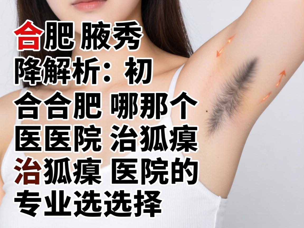 合肥腋秀解析，合肥哪个医院治狐臭，治狐臭医院的专业选择