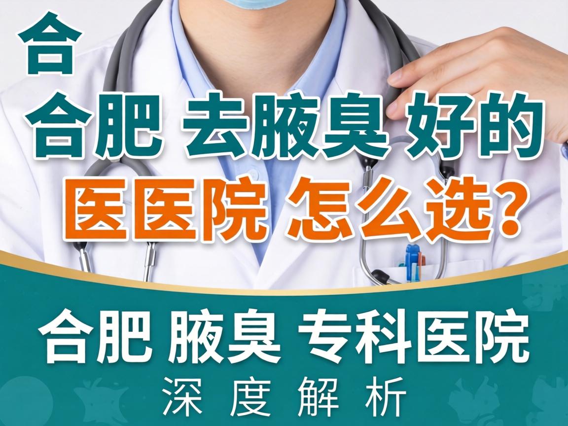 合肥去腋臭好的医院怎么选？合肥腋臭专科医院深度解析