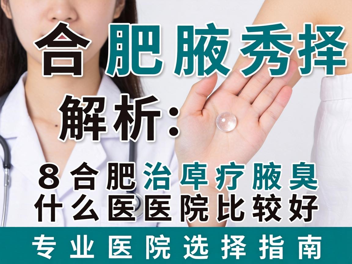 合肥腋秀解析，合肥治疗腋臭什么医院比较好，专业医院选择指南