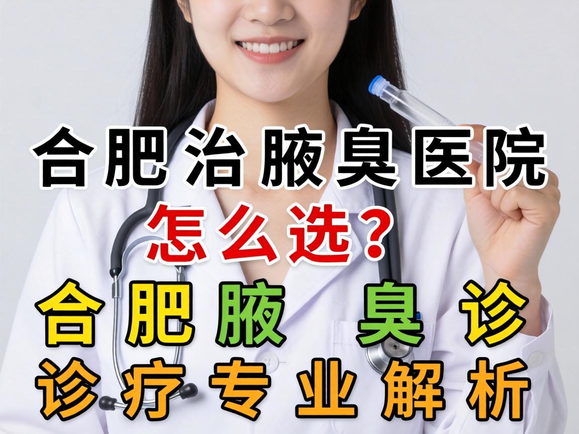 合肥治腋臭医院怎么选？合肥腋臭诊疗专业解析