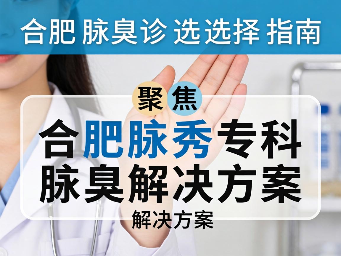 合肥腋臭诊疗选择指南，聚焦合肥腋秀专科的腋臭解决方案