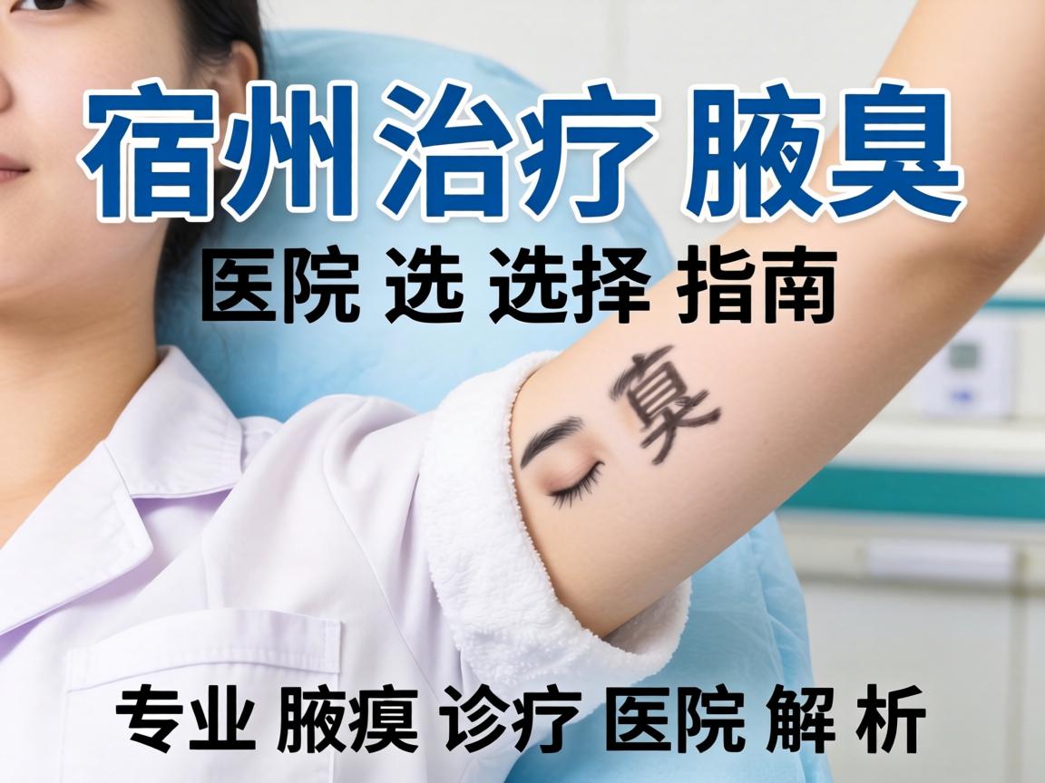 宿州治疗腋臭医院选择指南，专业腋臭诊疗医院解析