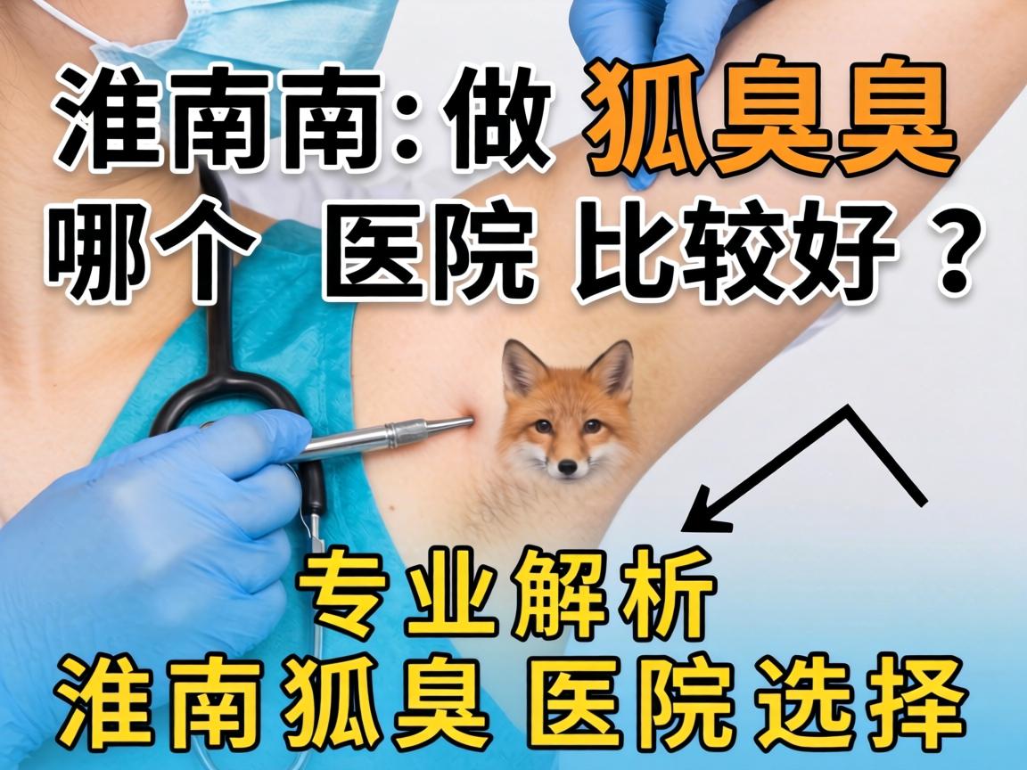 淮南做狐臭哪个医院比较好？专业解析淮南狐臭医院选择