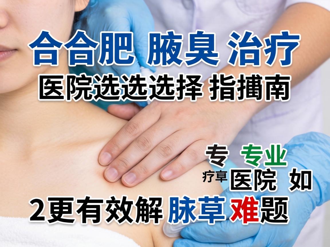 合肥腋臭治疗医院选择指南，专业医院如何更有效解决腋臭难题