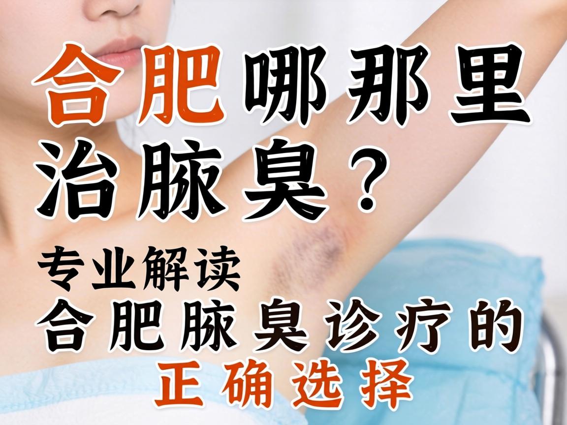 合肥哪里治腋臭？专业解读合肥腋臭诊疗的正确选择