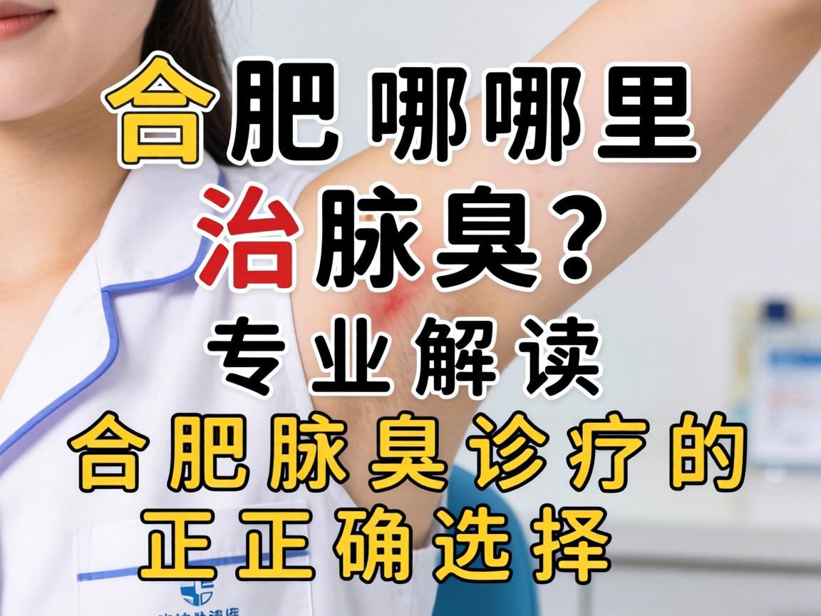 合肥哪里治腋臭？专业解读合肥腋臭诊疗的正确选择