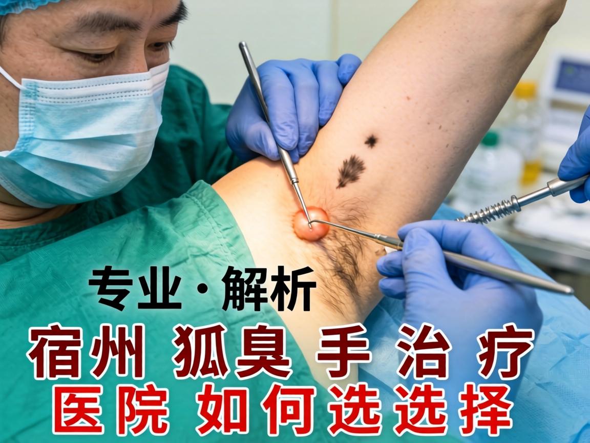 宿州狐臭手术专业解析，宿州狐臭治疗医院如何选择
