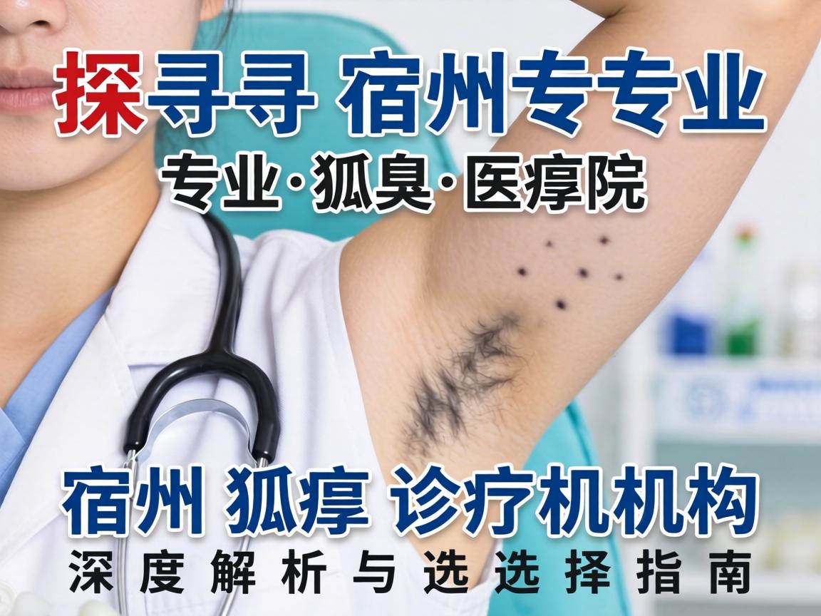 探寻宿州专业狐臭医院，宿州狐臭诊疗机构深度解析与选择指南
