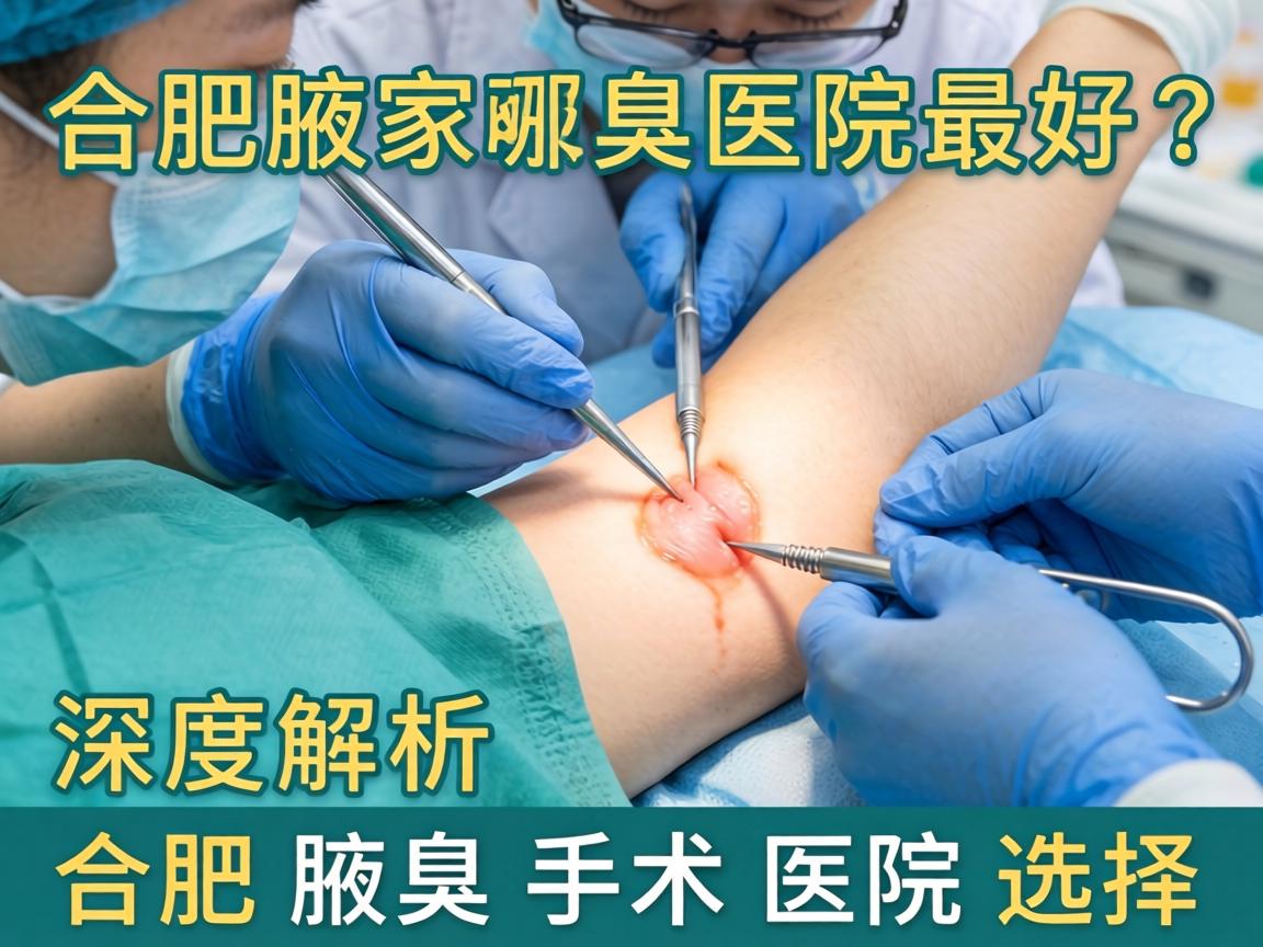 合肥腋臭手术哪家医院最好？深度解析合肥腋臭手术医院选择
